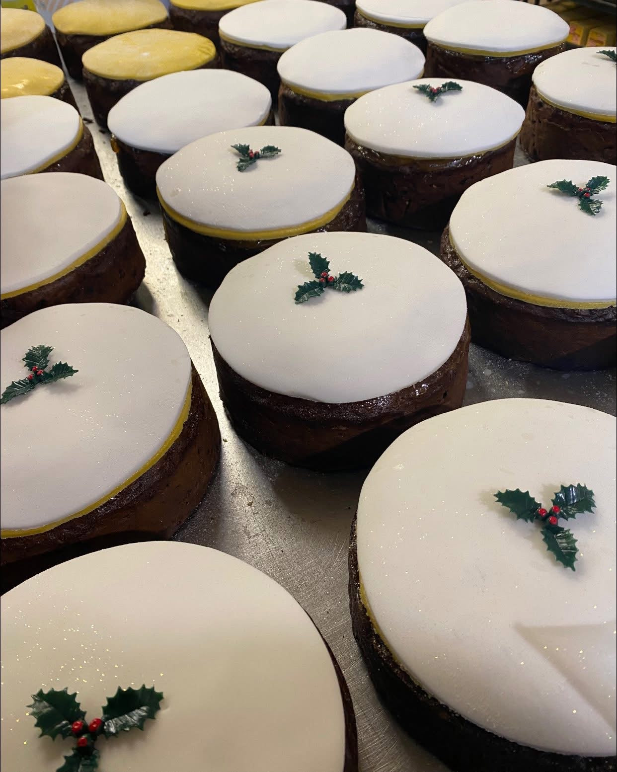 Handmade Large Christmas Fruit Cake- By J Hall & Son Bakers LTD