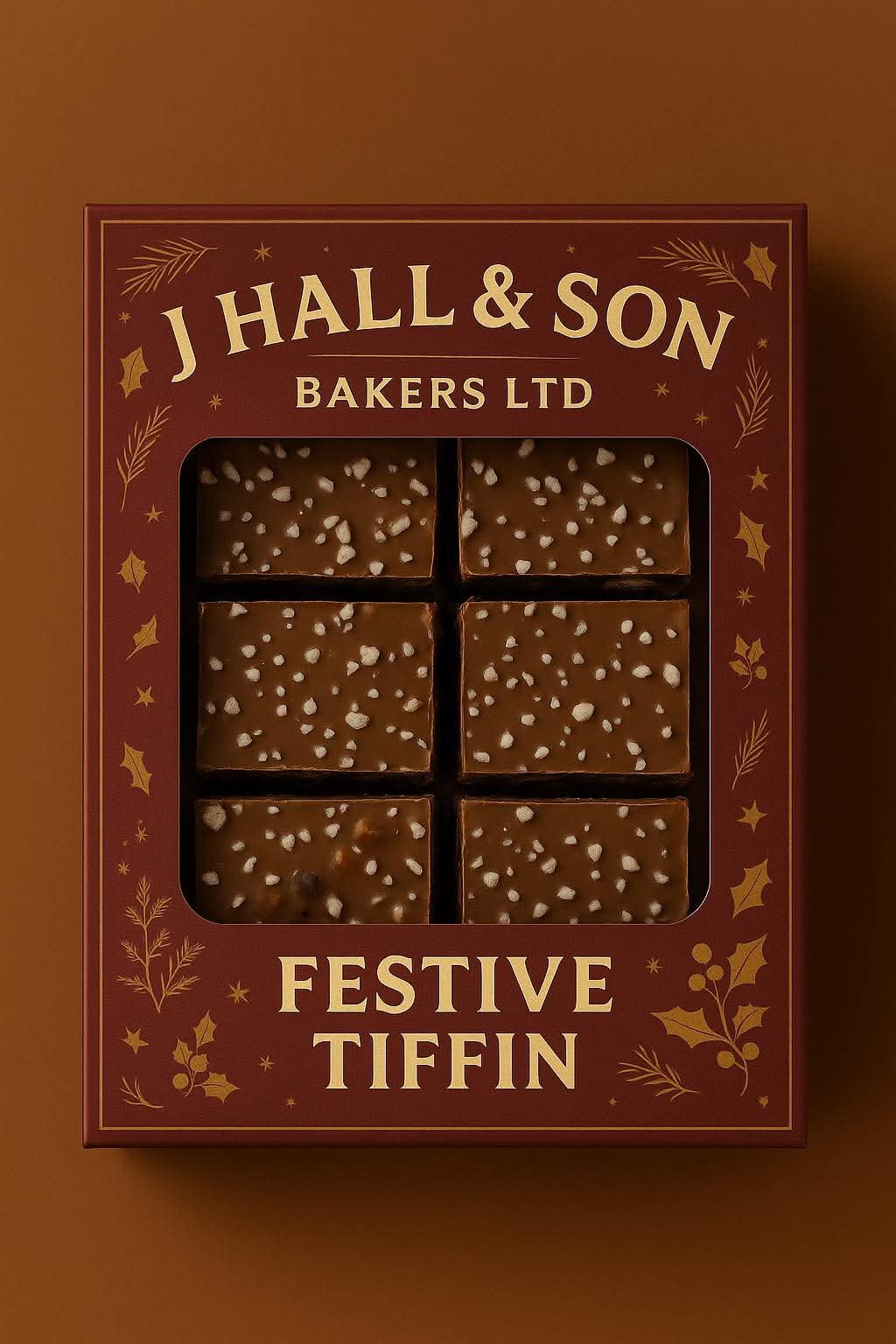 Festive Tiffin- In a J Hall & Son Bakers Branded Gift Box