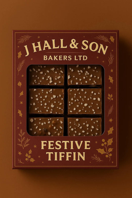 Festive Tiffin- In a J Hall & Son Bakers Branded Gift Box